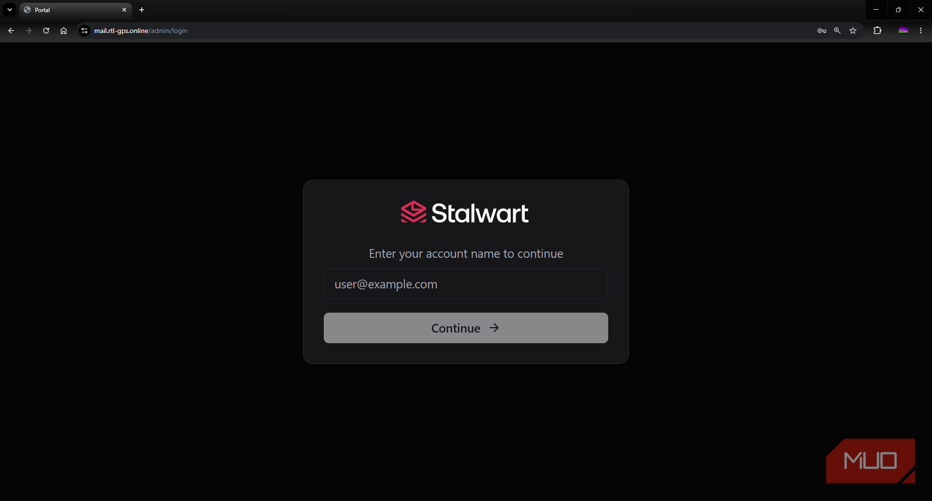 Stalwart bootstrapping create an admin account