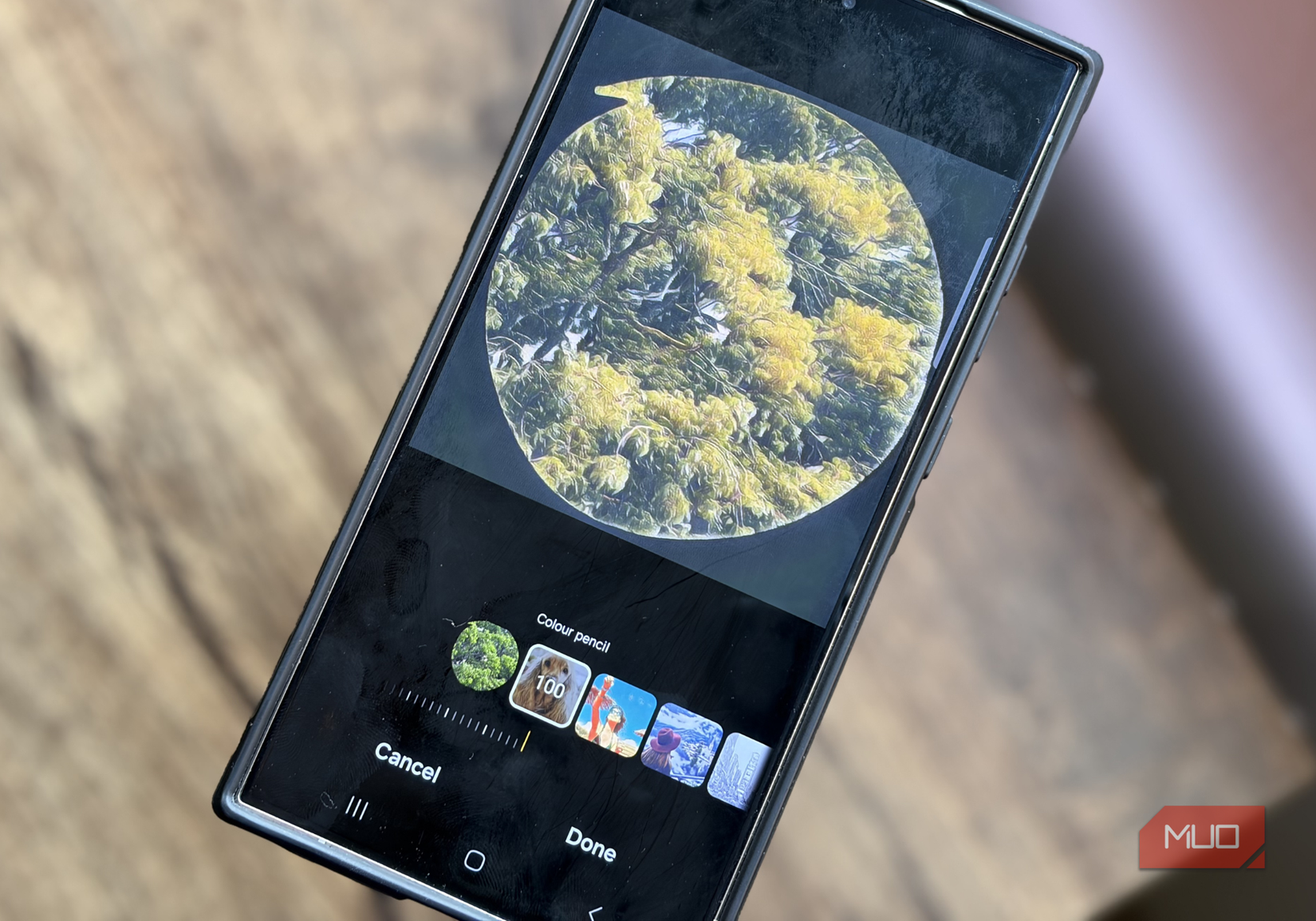Styles feature in the Samsung Gallery app