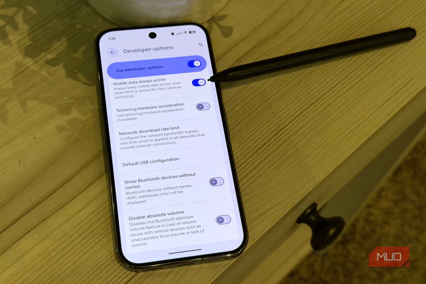 garder les données mobiles actives