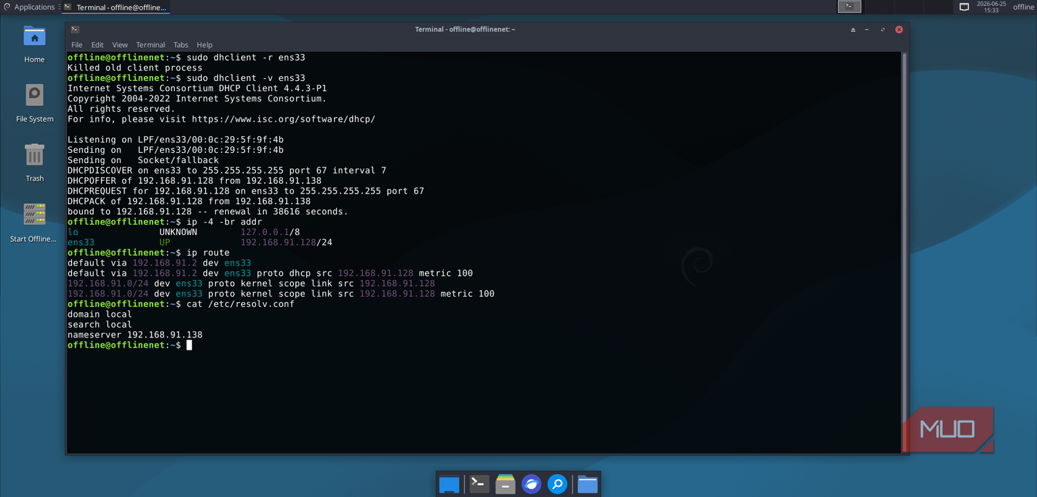 Technitium DHCP and DNS server successfuly DHCP lease on client