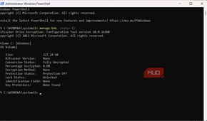 Checking for encryption via PowerShell