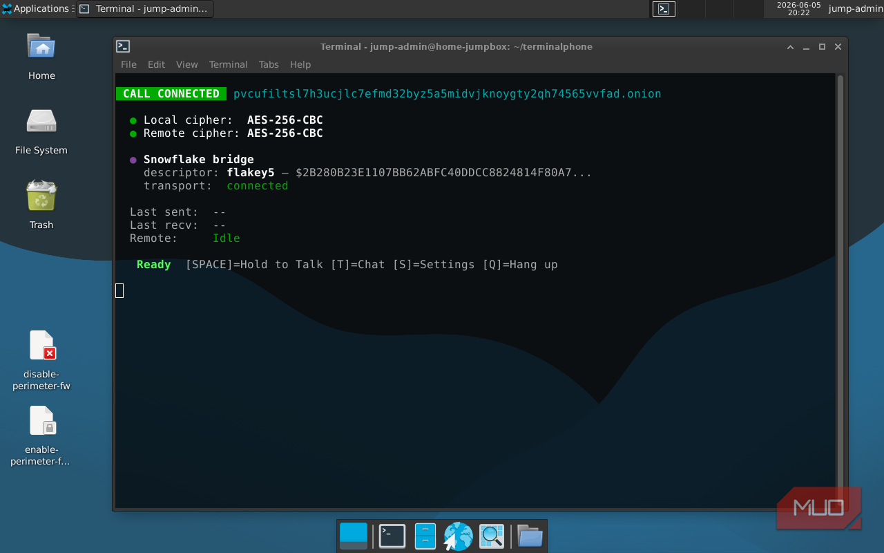 I turned my Linux terminal into a walkie-talkie that no one can track