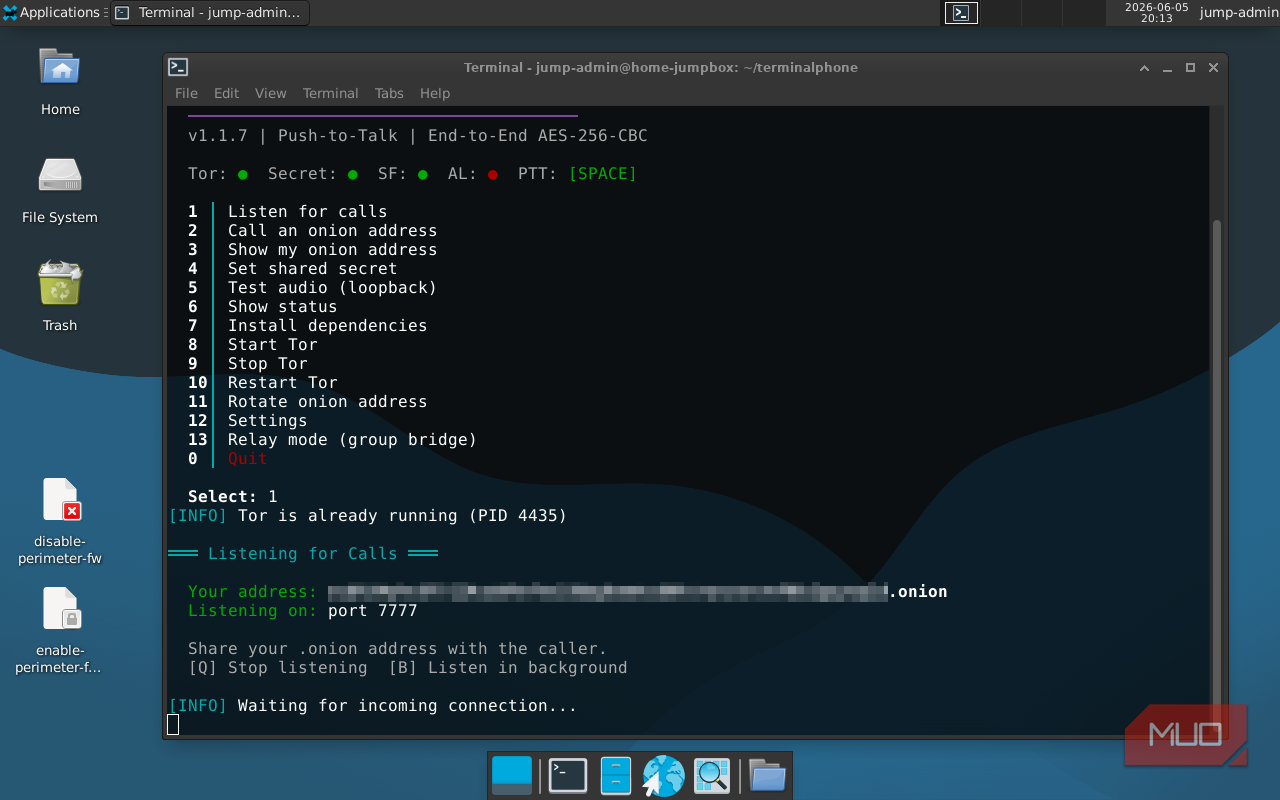 I turned my Linux terminal into a walkie-talkie that no one can track