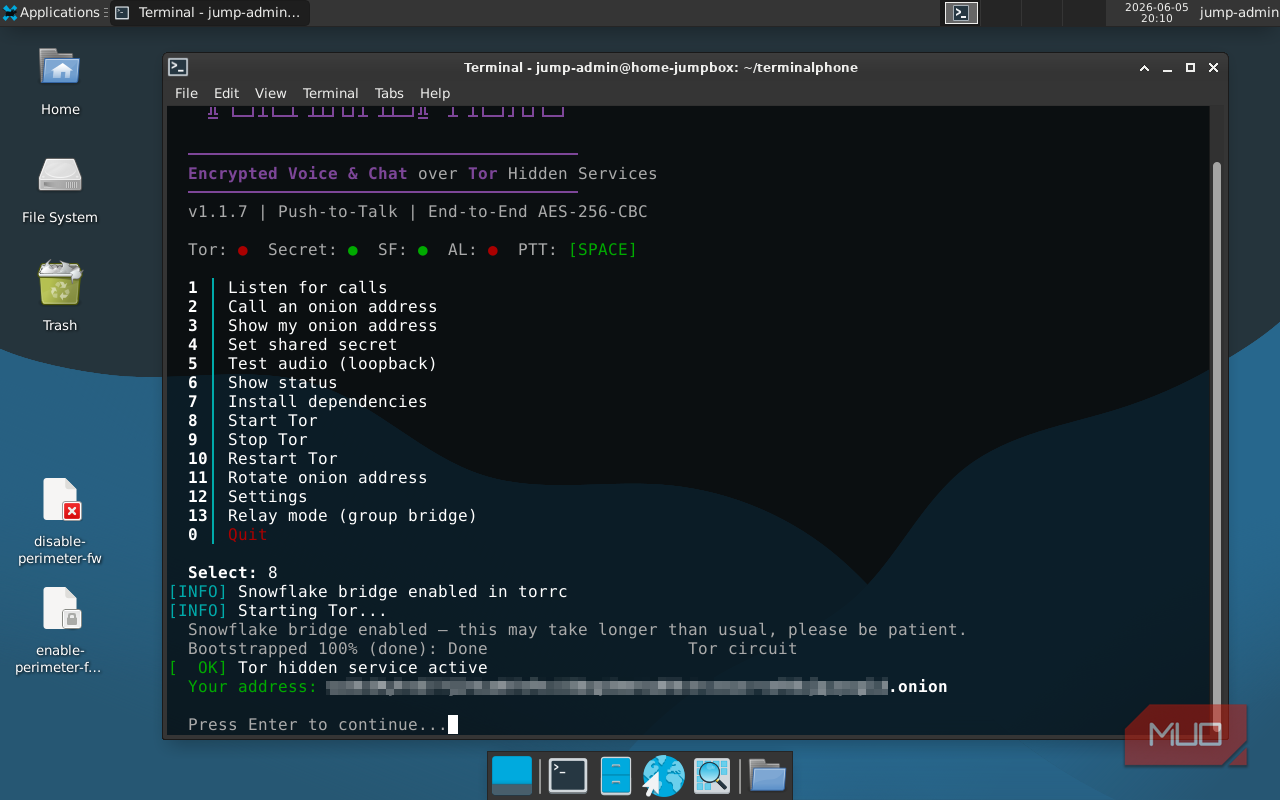 I turned my Linux terminal into a walkie-talkie that no one can track
