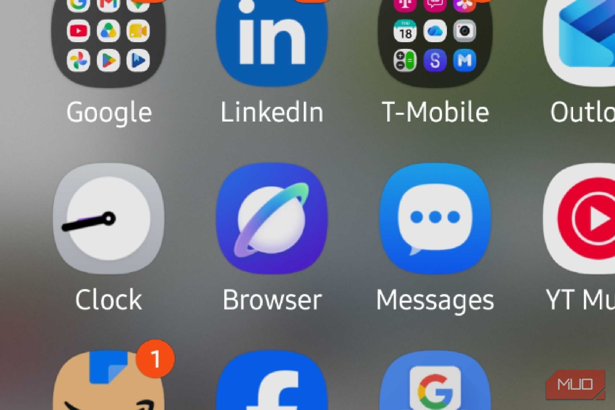 The Samsung Browser app