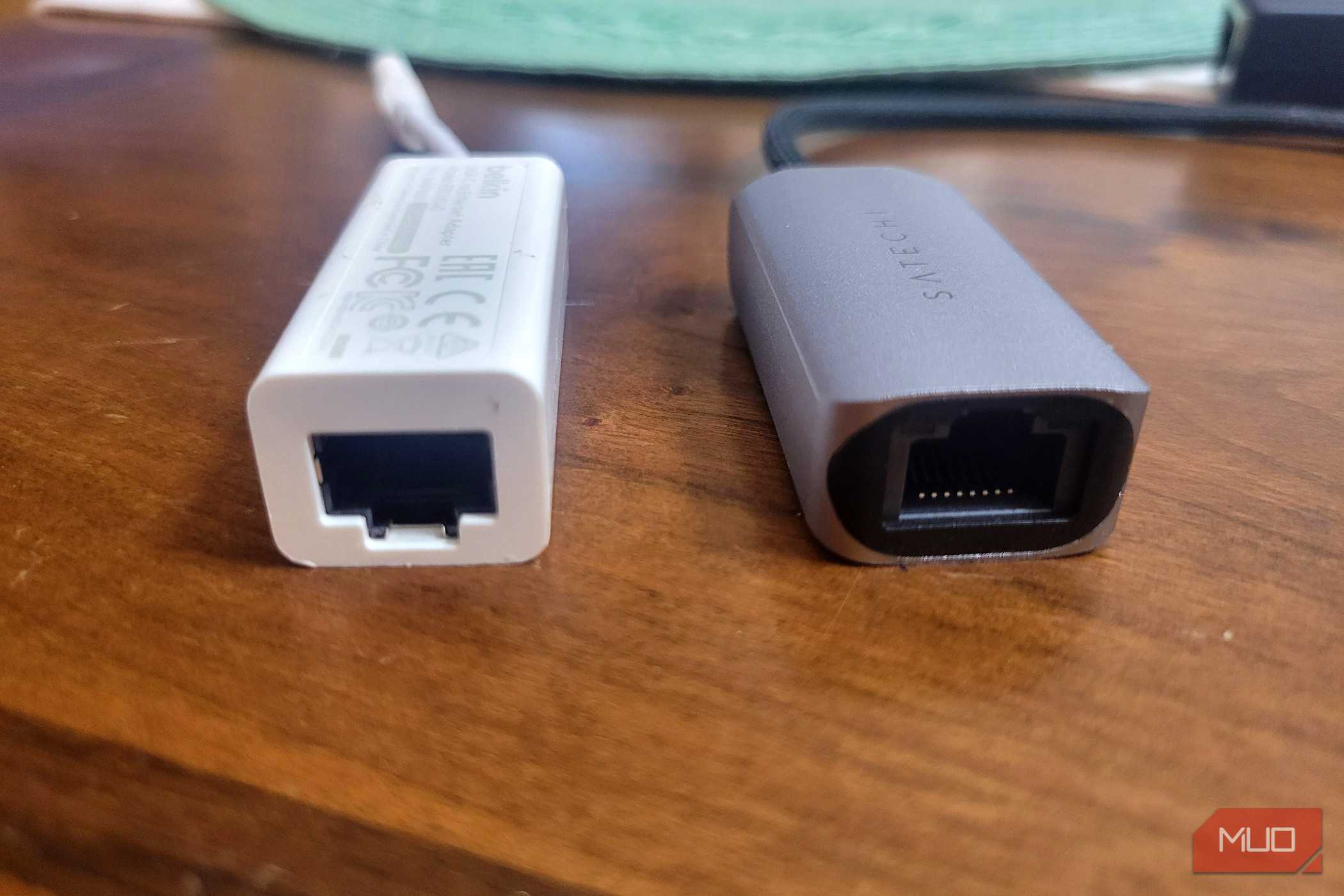Two ethernet adapaters with dongles