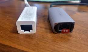 Two ethernet adapaters with dongles