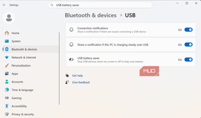 USB battery saver