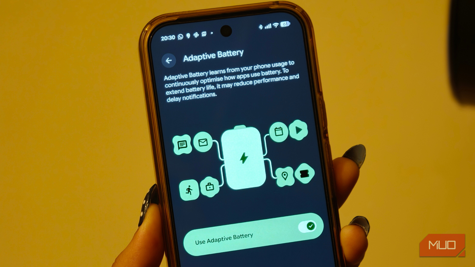 I disabled adaptive battery and took manual control of my Android’s power