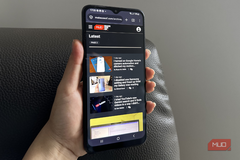 Using Firefox on an Android phone