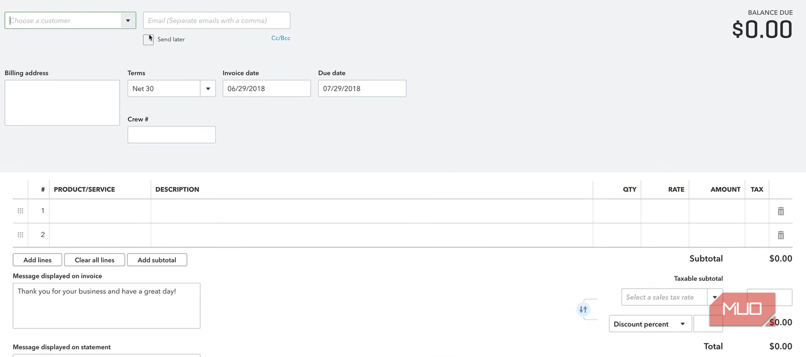 Using QuickBooks accounting tool
