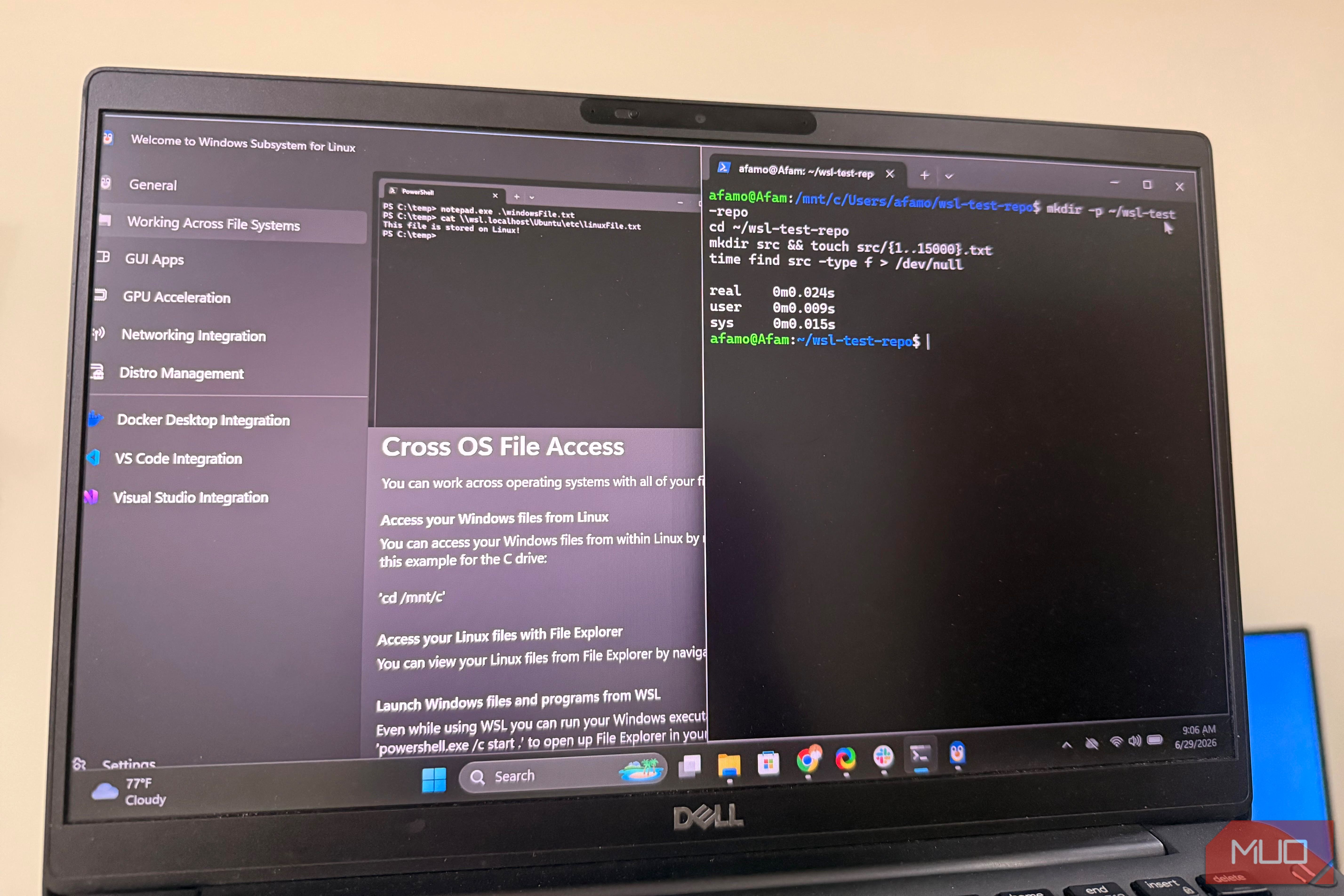 Using WSL on Windows