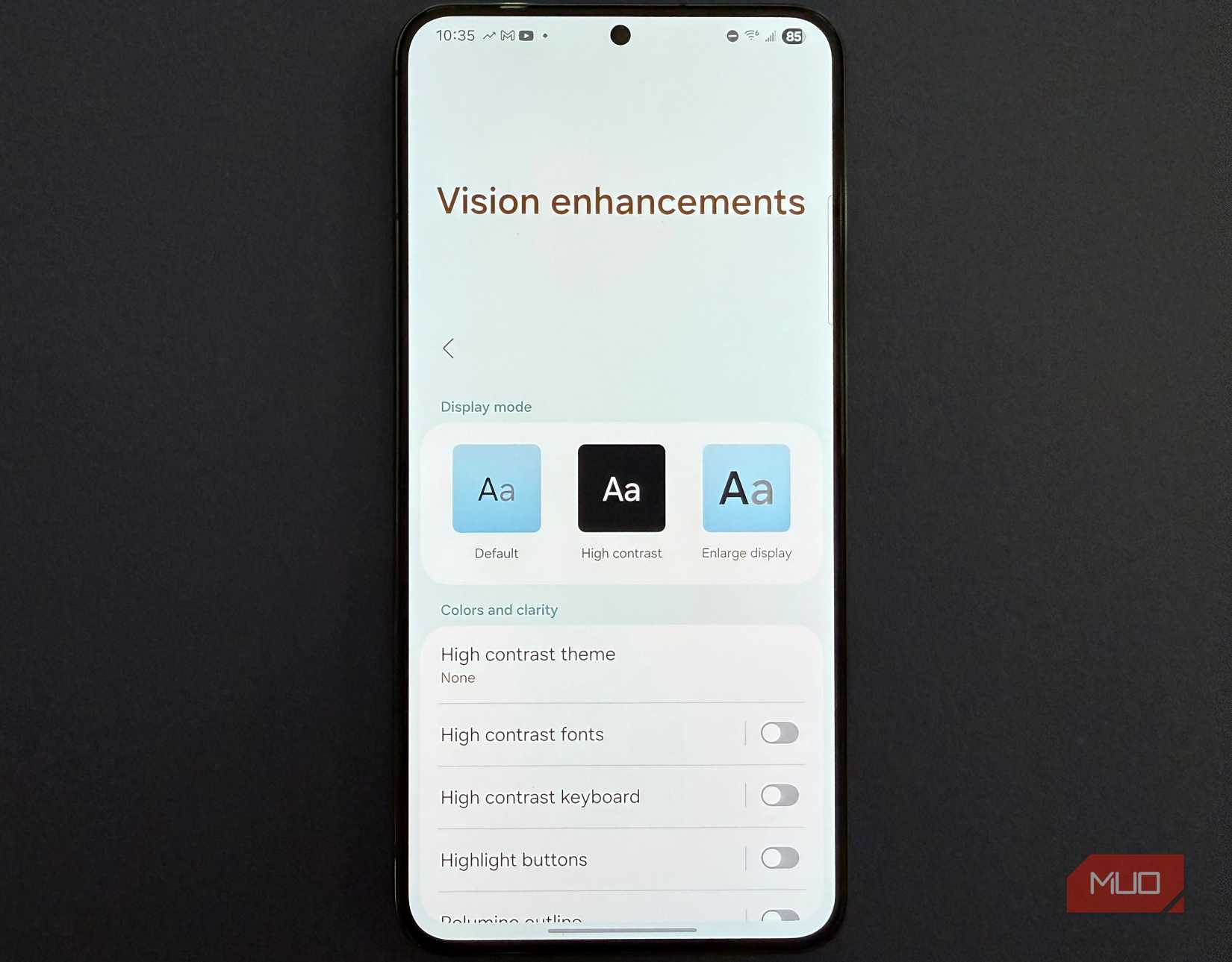 vision enhancement samsung