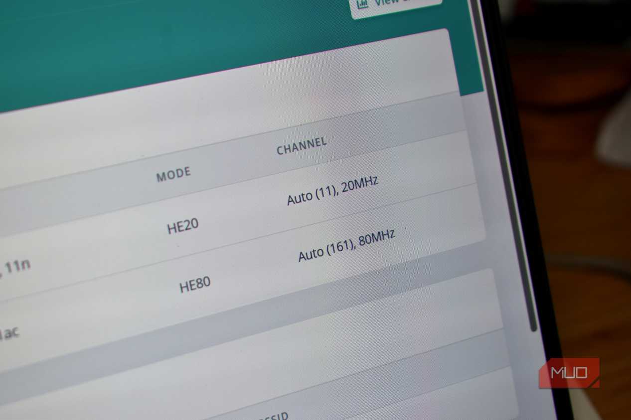 wifi channels set to auto