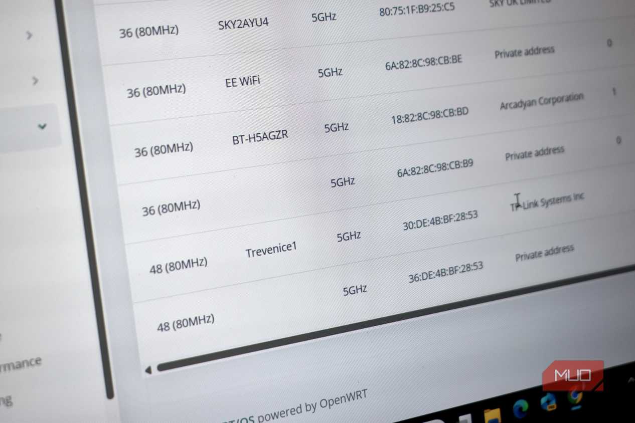 wifi scan results 5ghz