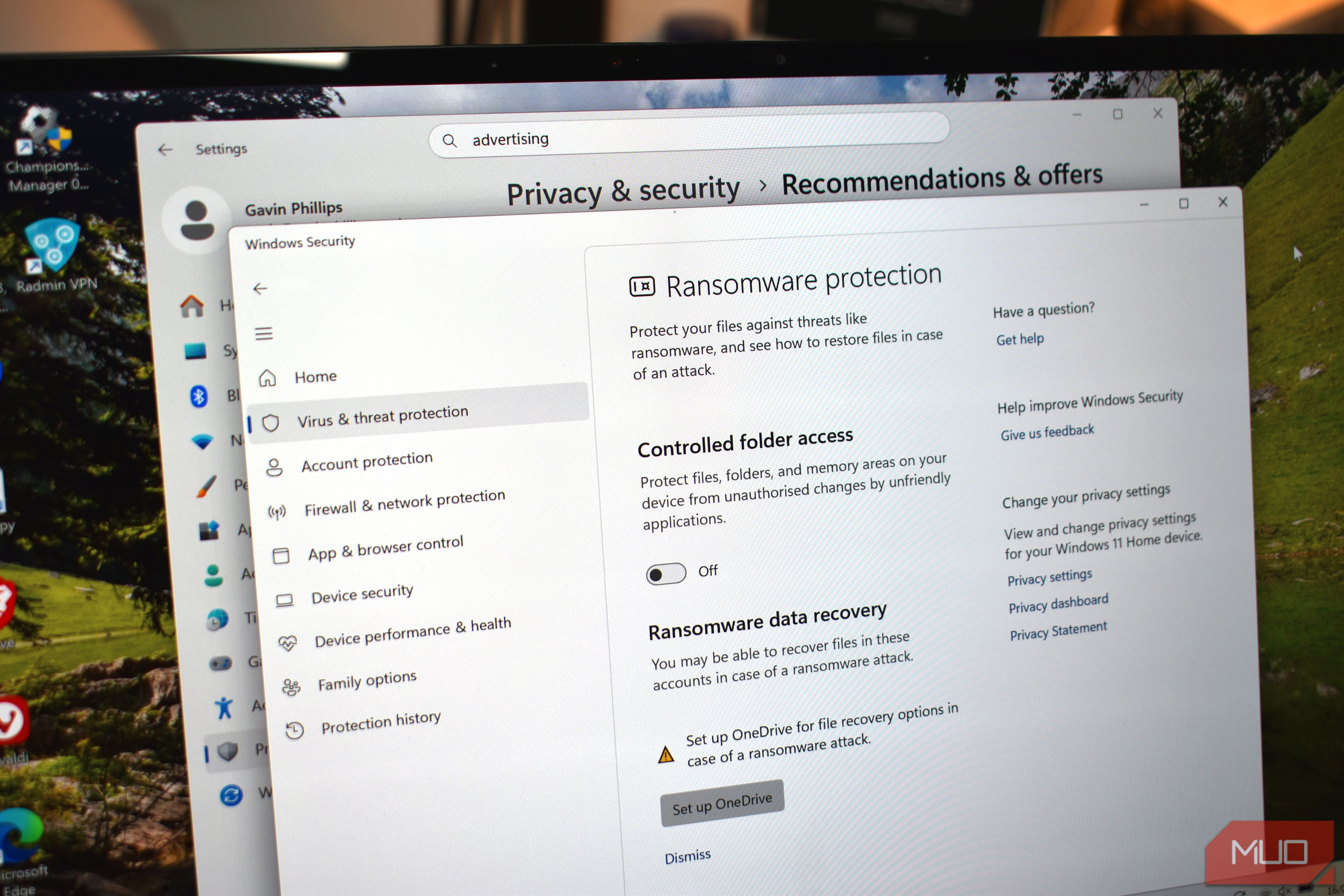 5 Windows 11 security settings I change on every new installation