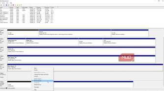 windows disk management shrink volume