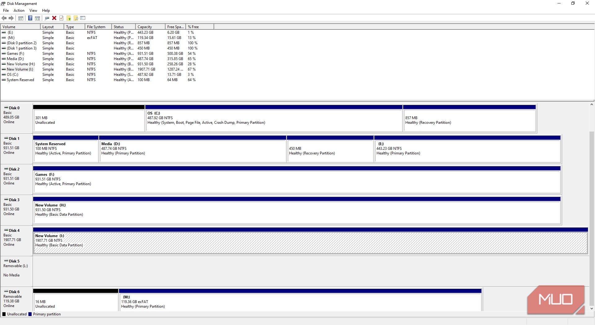 windows disk management