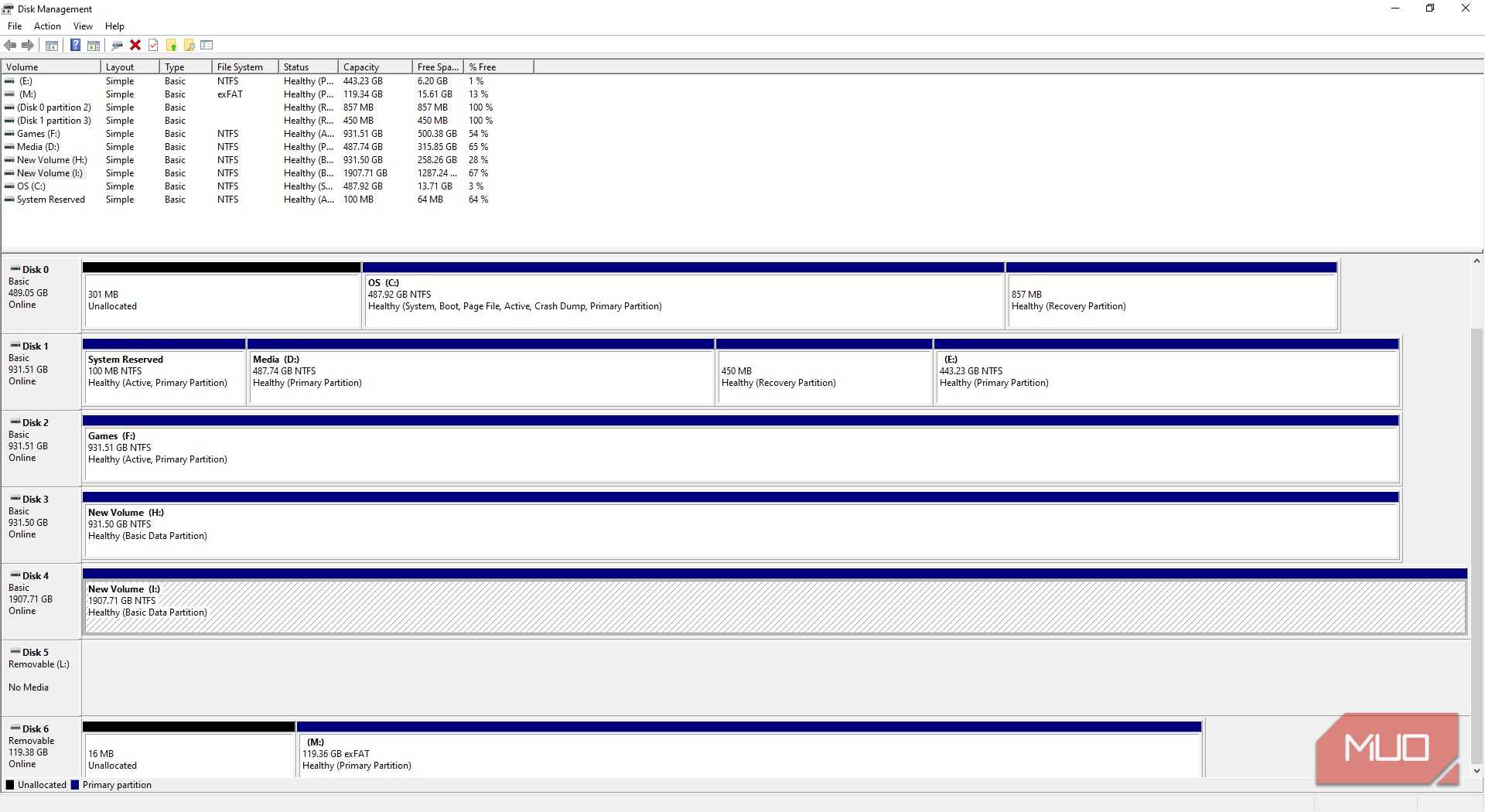 windows disk management