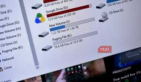 windows explorer paging file partition.