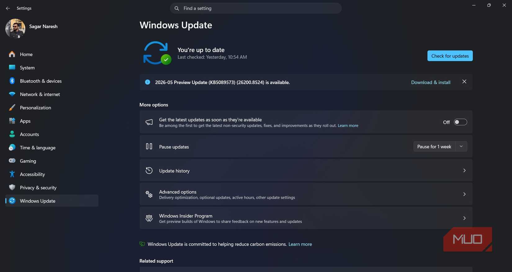 Latest Windows 11 KB5089573 preview update