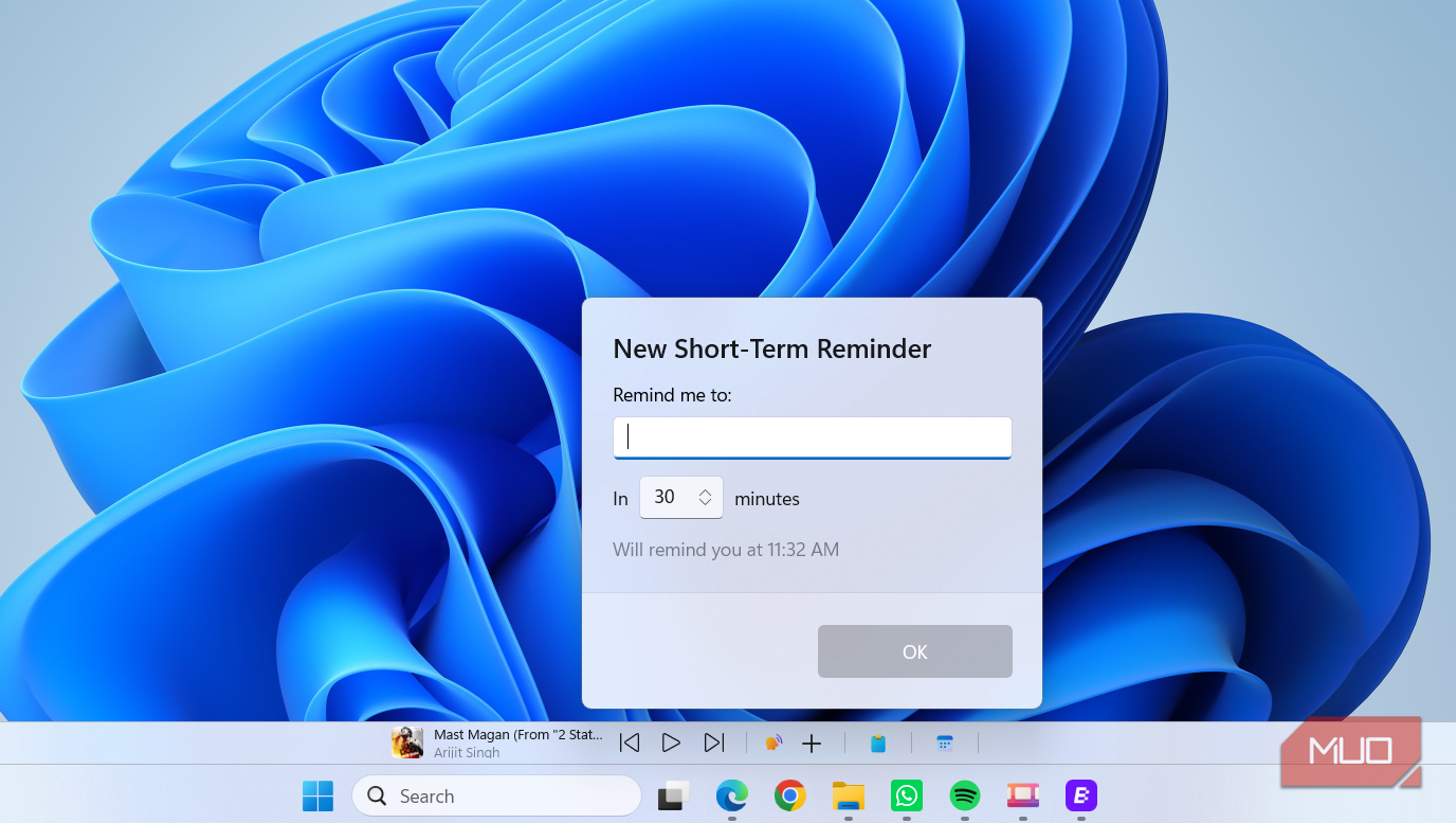 WindowSill app reminder tool on desktop