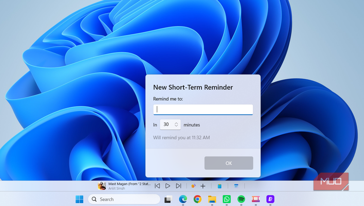 WindowSill app reminder tool on desktop