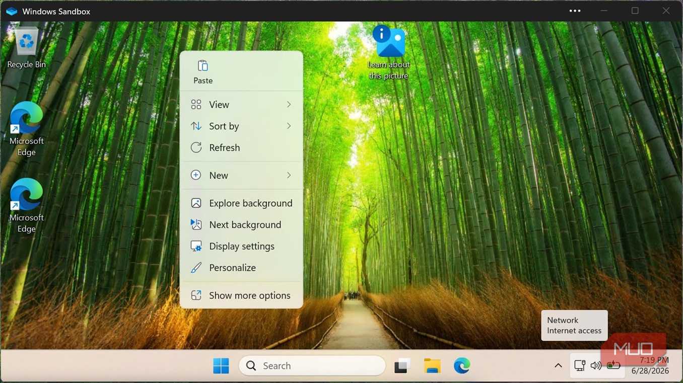 WindowsSandboxRemoteSession paste option