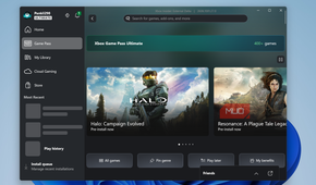 Xbox app on Windows 11 laptop