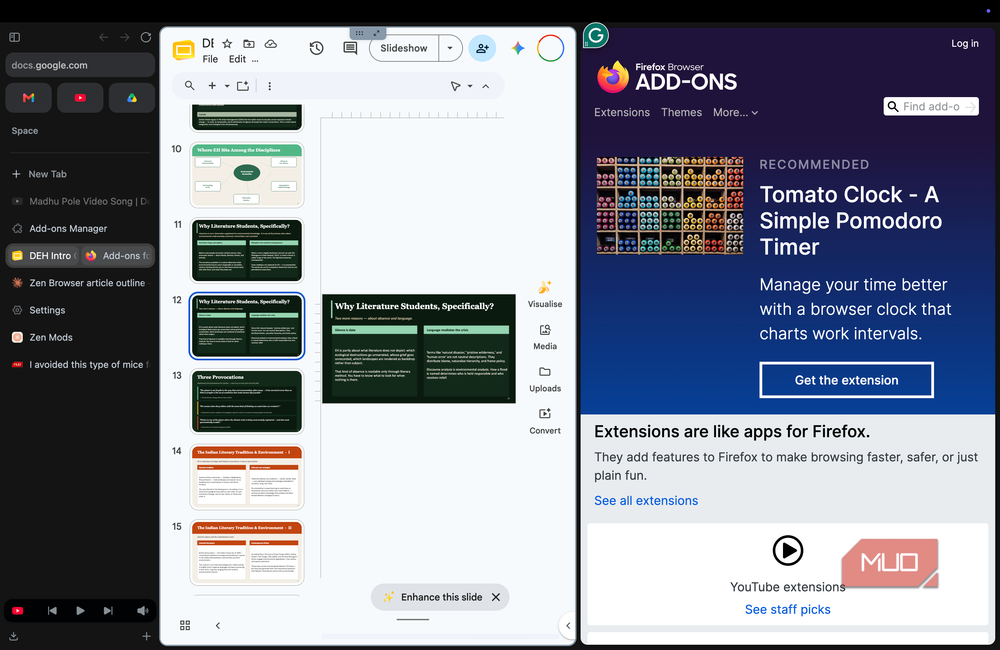 Split view allows multiple tabs to display simultaneously in one window