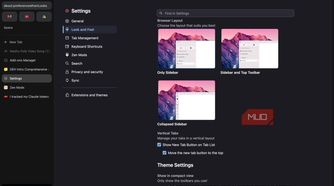 Zen browser viewing customization