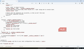Zsh script with zoxide configuration code