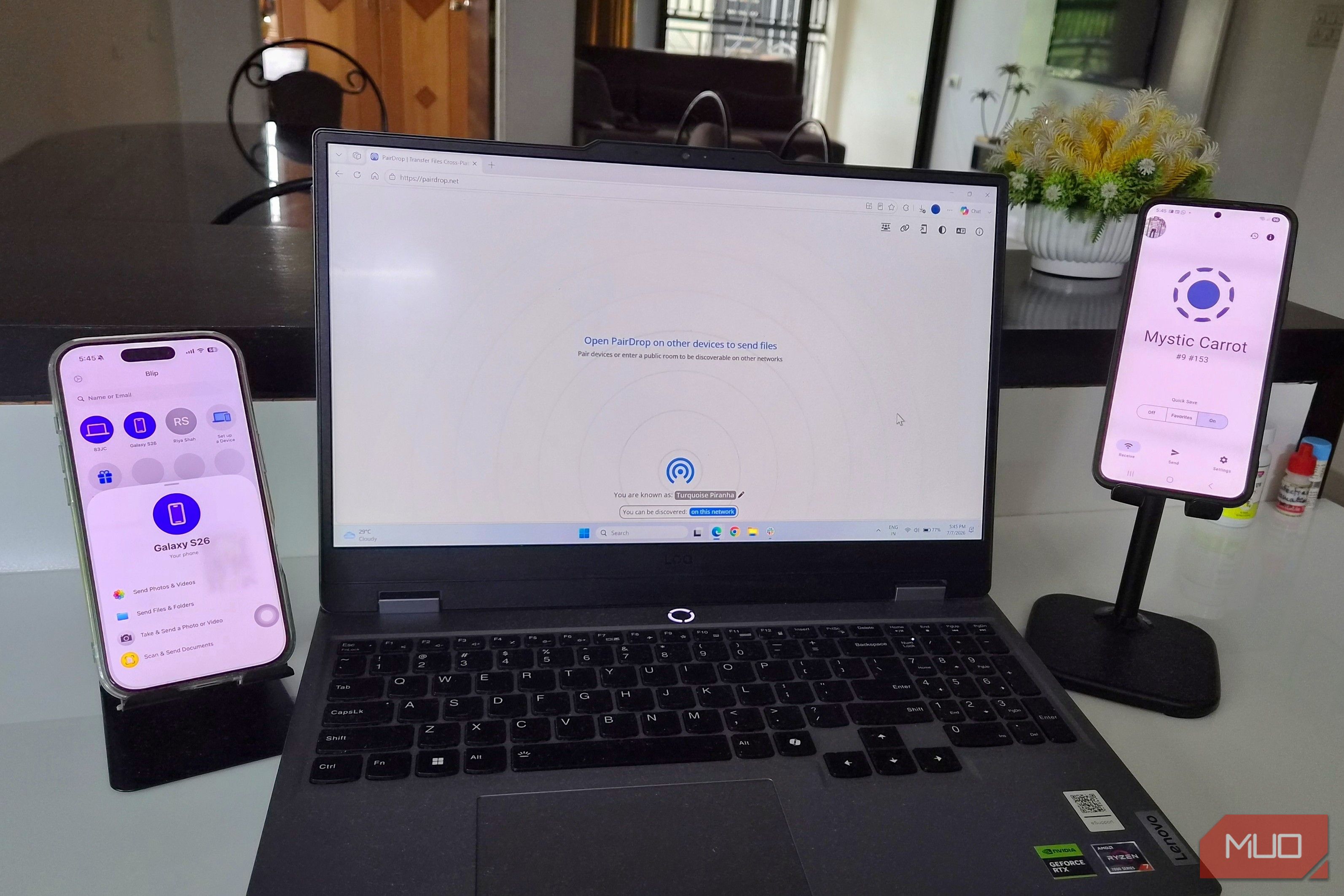 I speed-tested LocalSend, Blip, and PairDrop, and the fastest wasn't the one I expected
