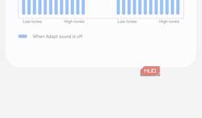 Adapt Sound hearing test menu on Samsung phone