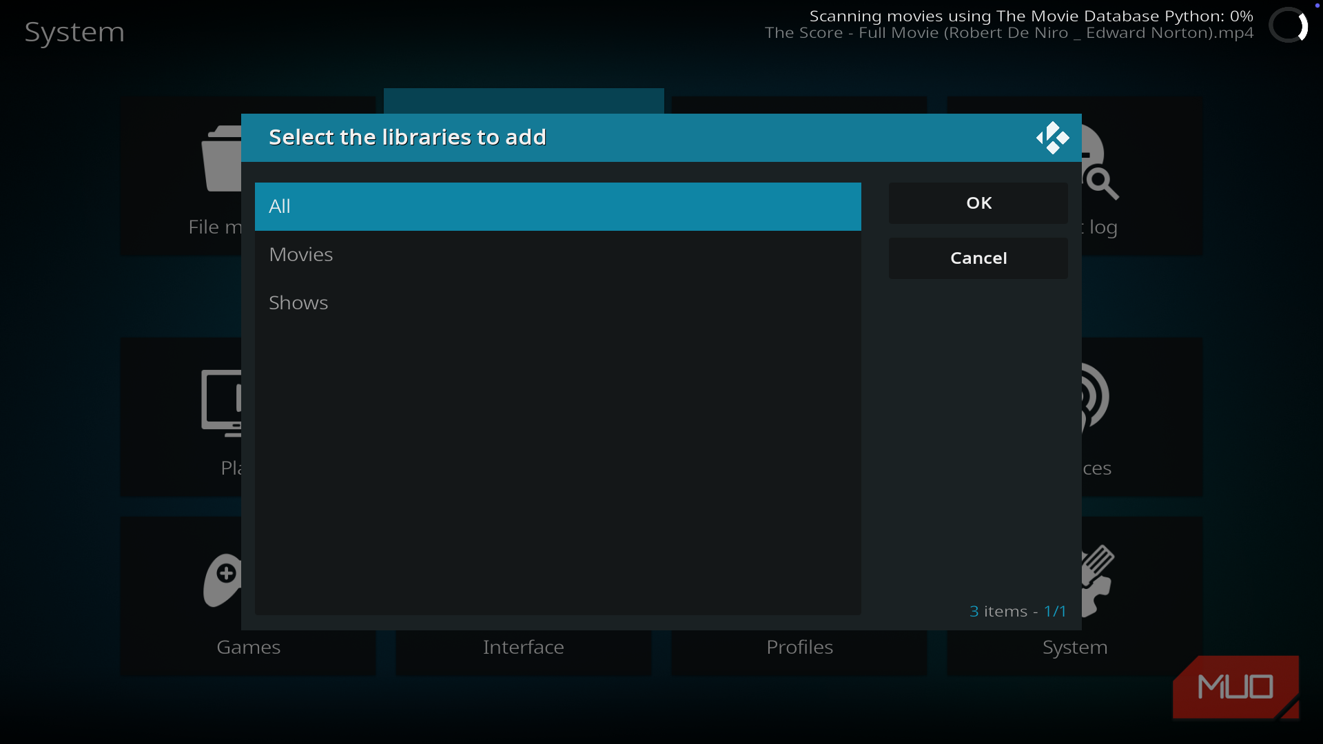 You must add your Jellyfin libraries to Kodi.