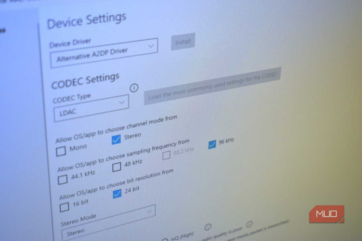 alternative a2dp driver codec options