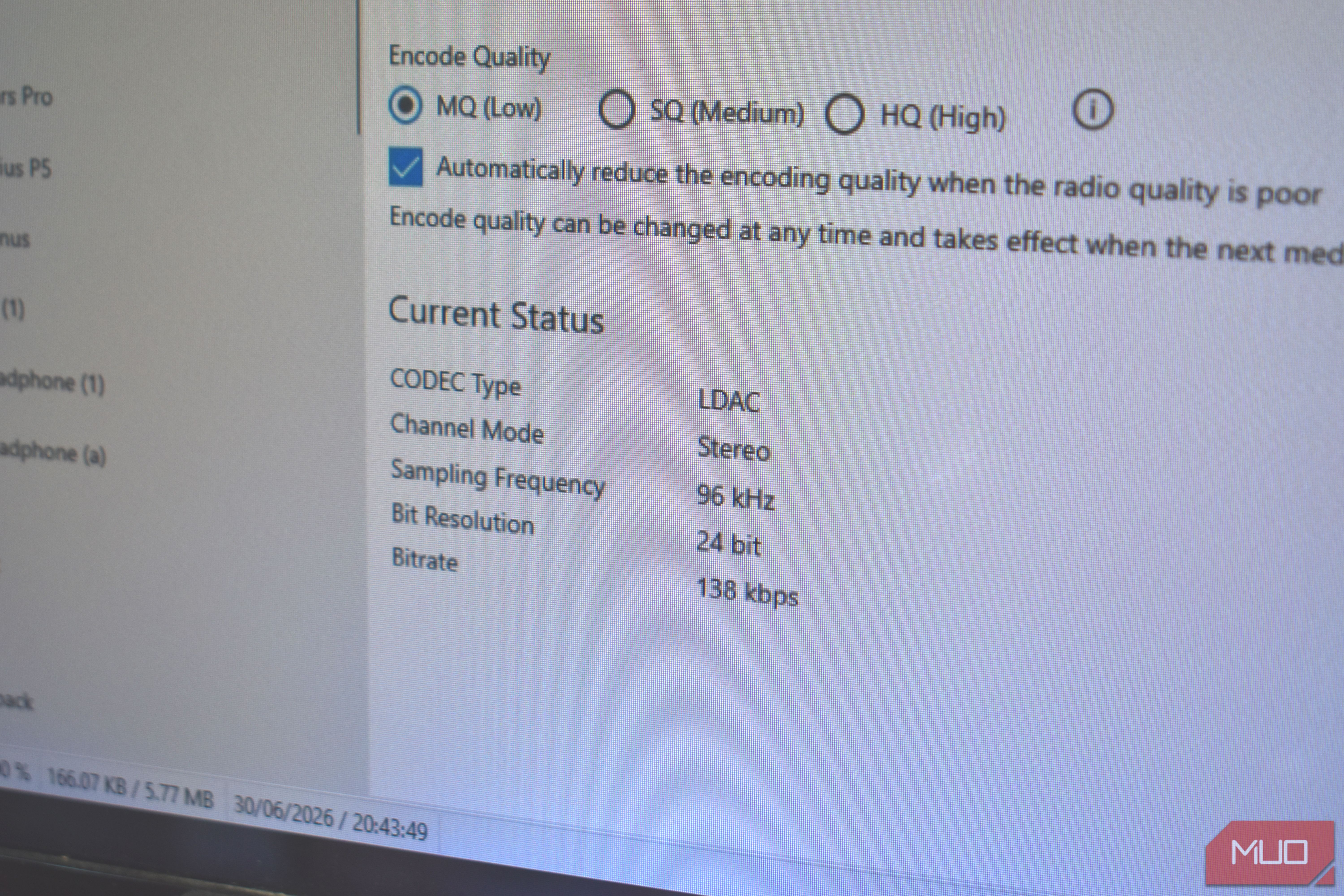 alternative a2dp driver current codec status