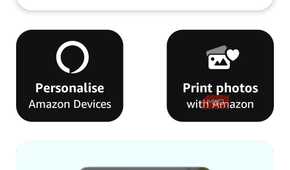 Amazon Photos account profile storage screen