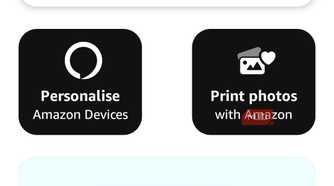 Amazon Photos account profile storage screen