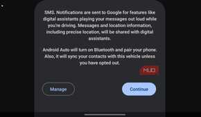 Android Auto Permissions Notification For Sms Messaging And Bluetooth Pairing
