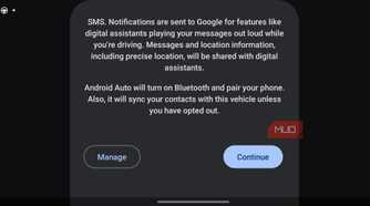 Android Auto Permissions Notification For Sms Messaging And Bluetooth Pairing