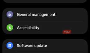 Android phone's settings menu
