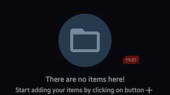 AstraCrypt file manager screen with a bottom drawer popup titled "Create new" containing icons for Folder, Add, Scan, Photo, Video, and Music