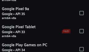 Aurora Store device spoofing menu