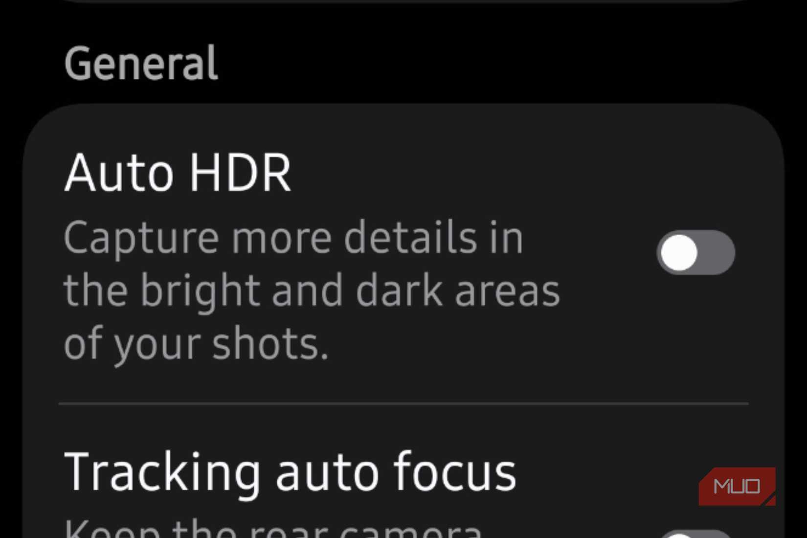 Auto HDR on an android