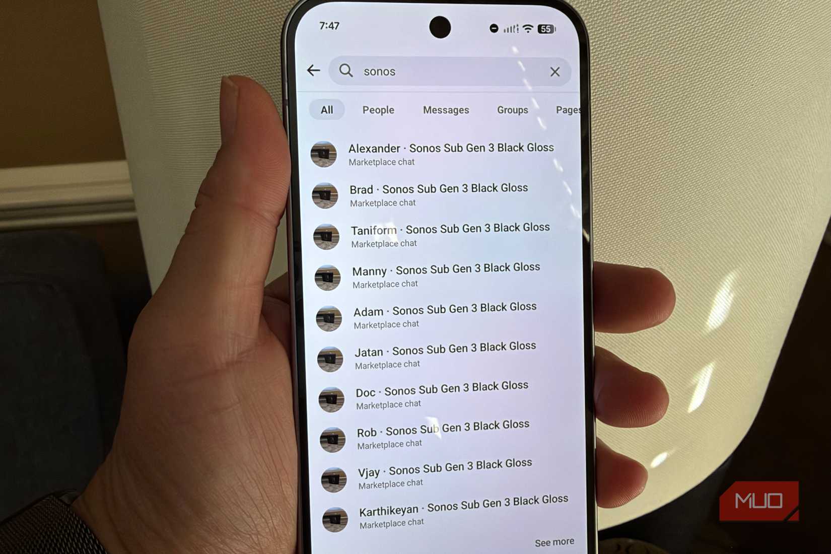 facebook messenger marketplace messages