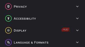 Aves Gallery Settings Options