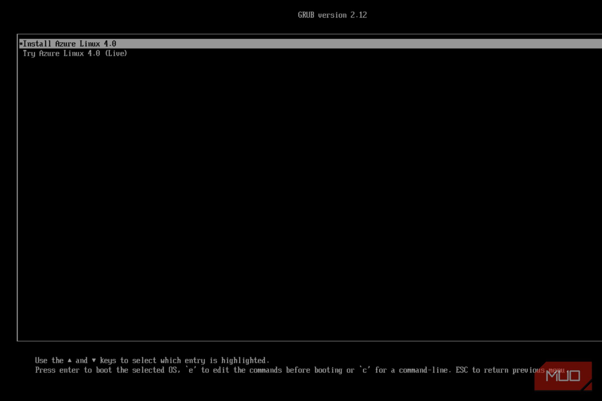The Azure Linux boot cd