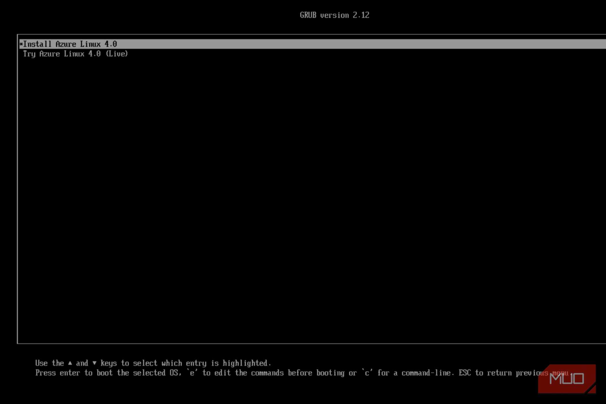 The Azure Linux boot cd