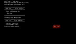 Initiating the Azure Linux install